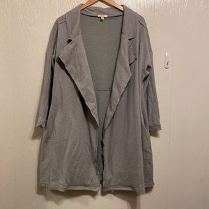 Kori Open front long cardigan ribbed M